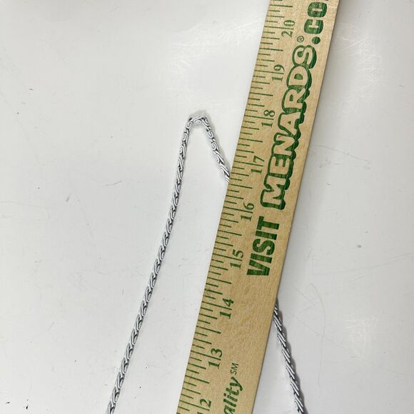 Vintage White Mesh Clutch or Chain Strap Shoulder Bag - Picture 14 of 14